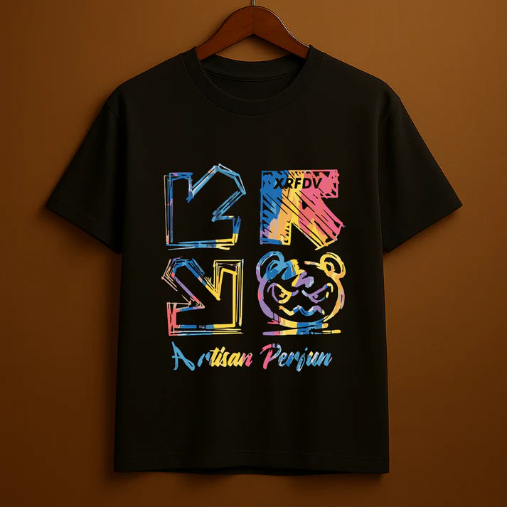 Artisan Perjun – Neon Street Art Graphic T-Shirt